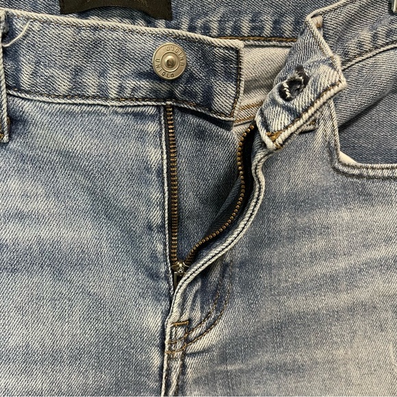 Uniqlo Men’s Distressed Slim Straight Mid Rise Jeans Size 31 - Picture 7 of 9